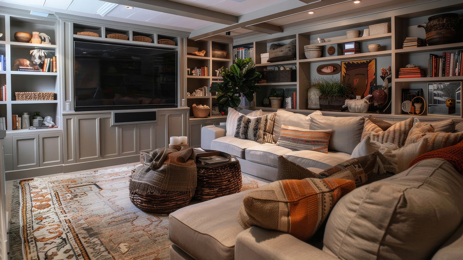 Clean Living Room